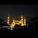 Die Blaue Moschee während des Ramadan
